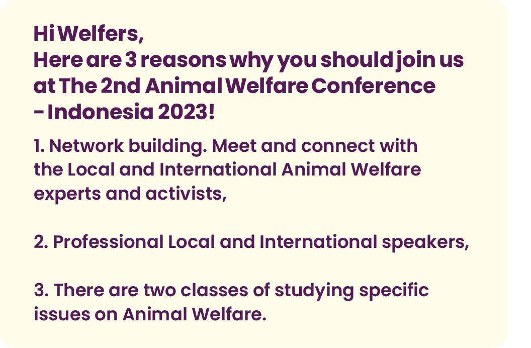 AWI Conference 2023 Animal Welfare Indonesia Kesejahteraan Hewan