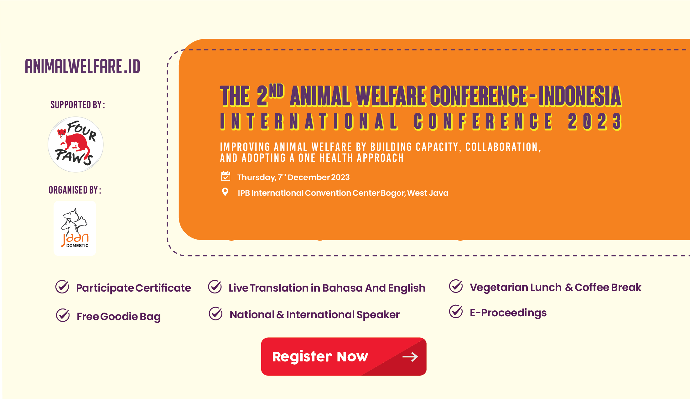 AWI Conference 2023 Animal Welfare Indonesia Kesejahteraan Hewan