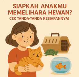Siapkah Anakmu Memelihara Hewan? Cek Tanda-Tanda Kesiapannya!
